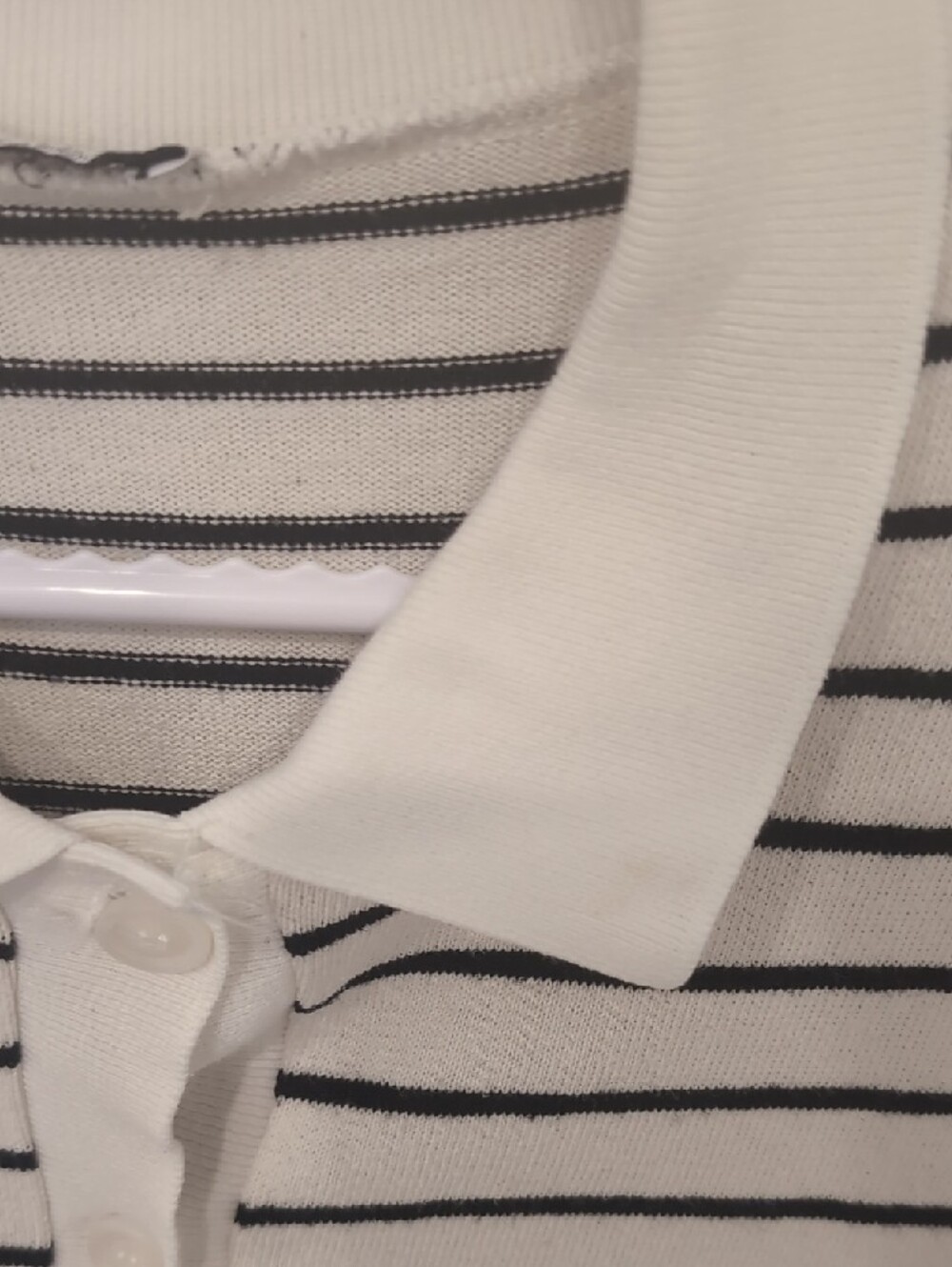 Zara Mini Dress, Cream with Black Stripes - Picture 4 of 8